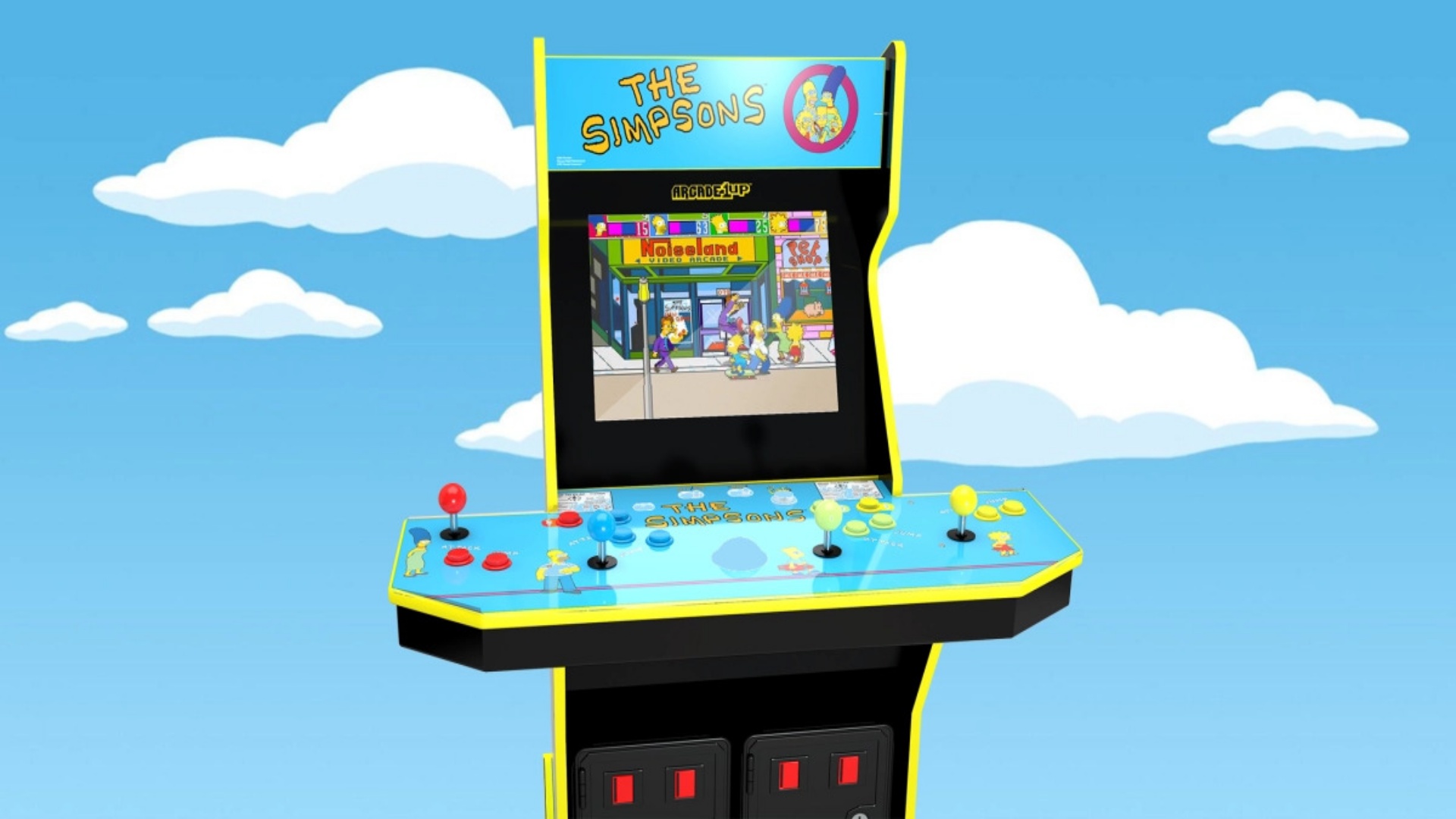 Simpsons Arcade Game Console Living Room