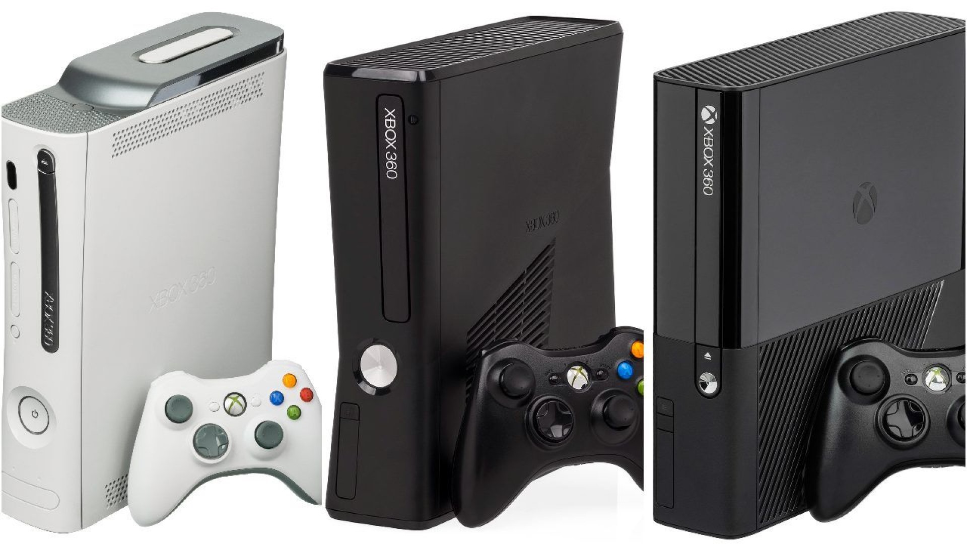 Back of xbox 360 s