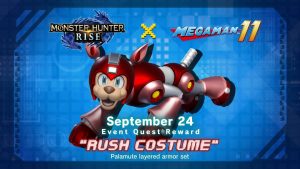 Monster Hunter Rise – Mega Man 11 Collab Revealed, Adds Rush Costume on September 24th