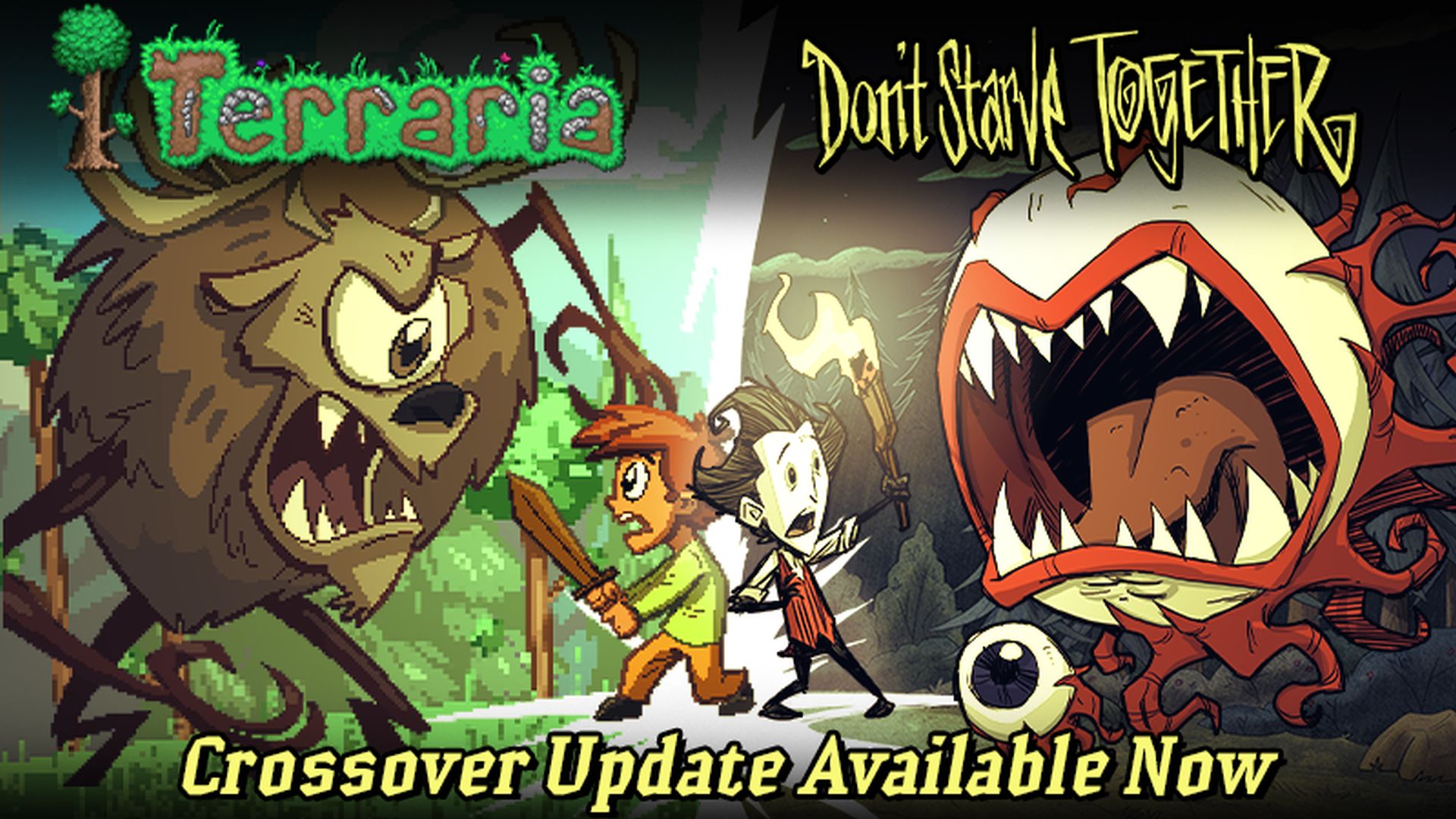Don't Starve Together: An Eye for An Eye x Terraria - 2 New Bosses