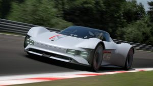 Gran Turismo 7 Trailer Unveils Fully Electric Porsche Vision Sports Car