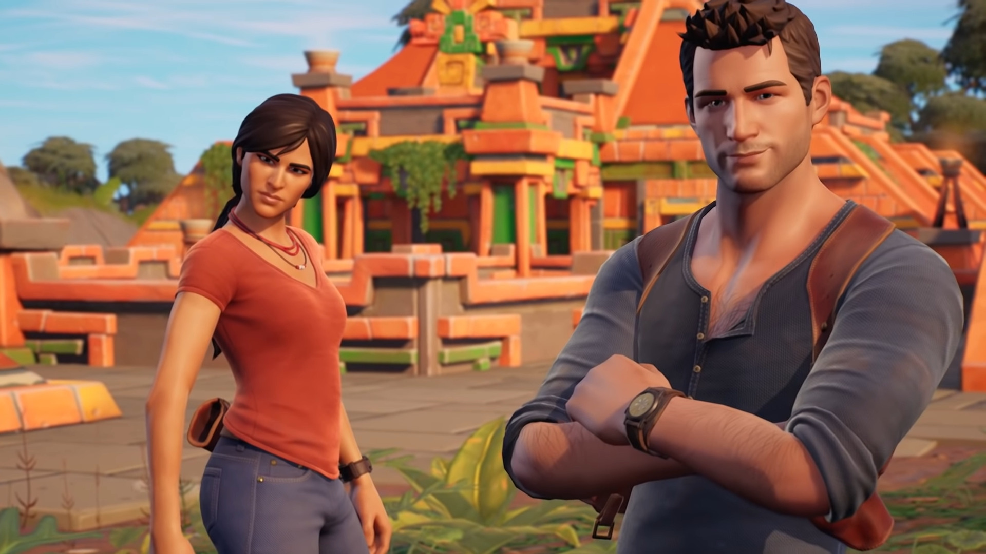 Uncharted's Nathan Drake And Chloe Frazer Will Be Treasure Hunting In  Fortnite - Game Informer