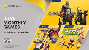 God of War, Nickelodeon All-Star Brawl, and Naruto to Boruto: Shinobi Striker Confirmed for PlayStation Plus in June