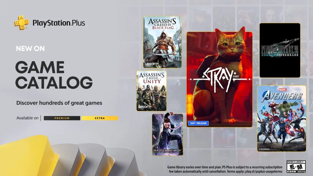 PlayStation Plus Extra and Premium - July 2022
