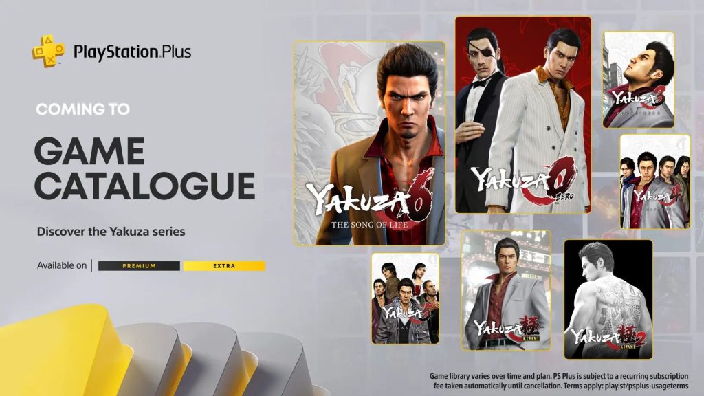 PlayStation Plus - Yakuza series