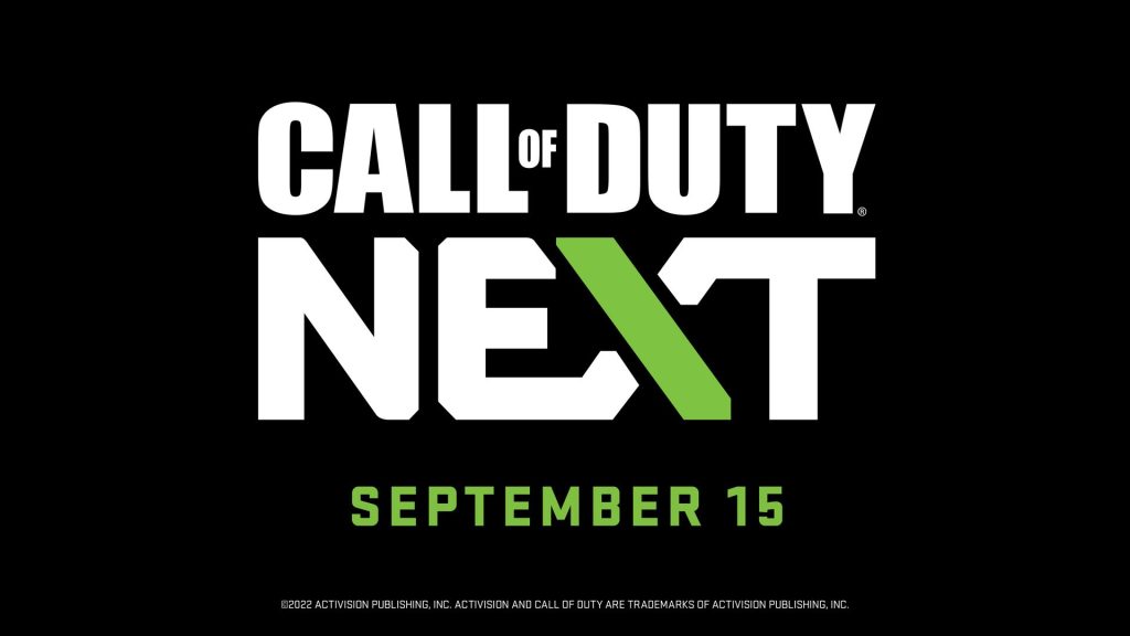 Call of Duty Next Showcase