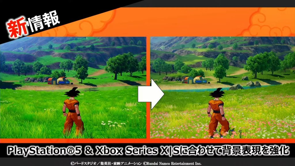 Dragon Ball Z: Kakarot PS5 and Xbox Series X/S Comparison