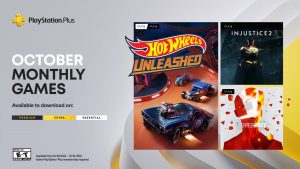 Hot Wheels Unleashed and Injustice 2 Lead PS Plus Essential Lineup for October 2022