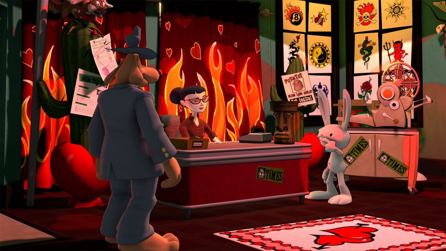 The games coming to PlayStation are Sam & Max Save the World and Sam......