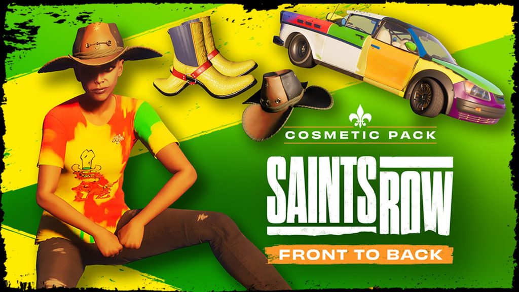 Saints Row Cosmetic Pack - Front to Back
