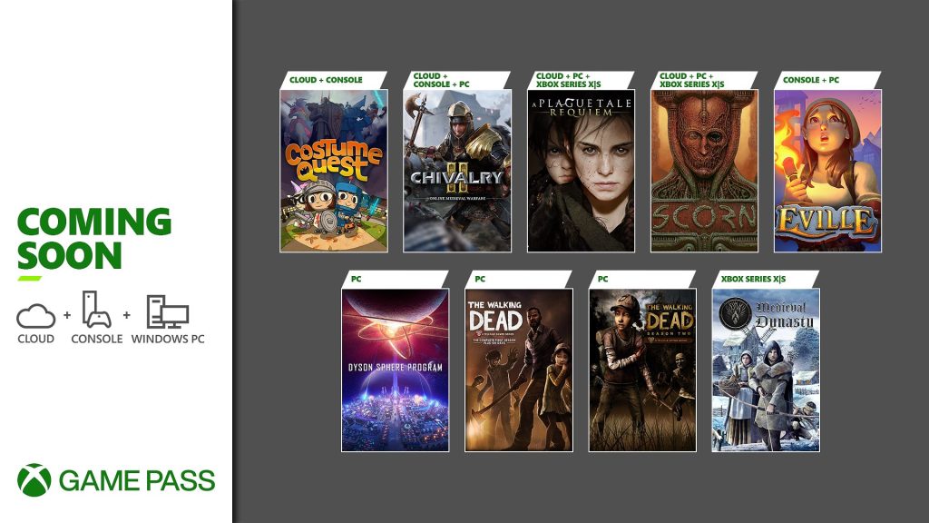 Xbox Game Pass - October 2022