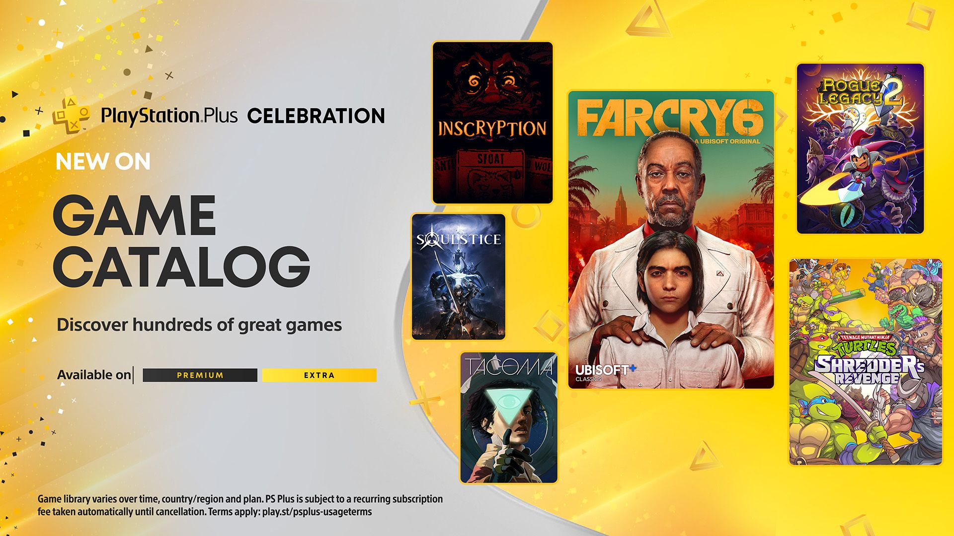 Far Cry 6, Rogue Legacy 2, Inscryption and More Coming to PS Plus Extra/Premium Next Week