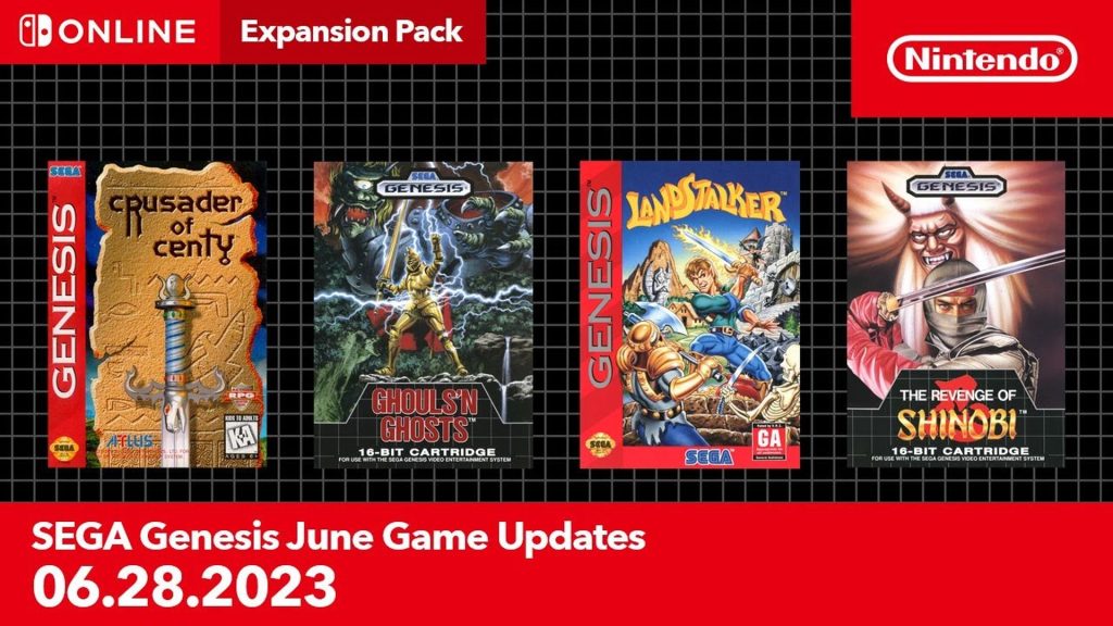 Sega Genesis - Nintendo Switch Online + Expansion Pack_June 2023