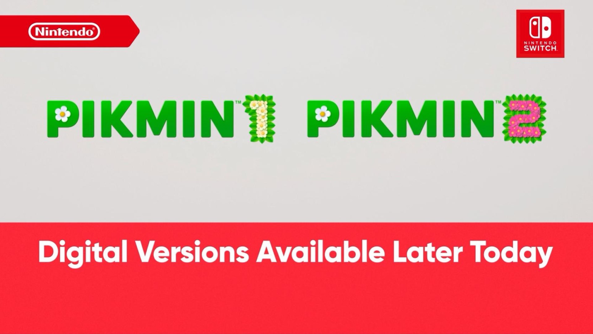 Pikmin 1 and 2 Are Available Now on Nintendo Switch