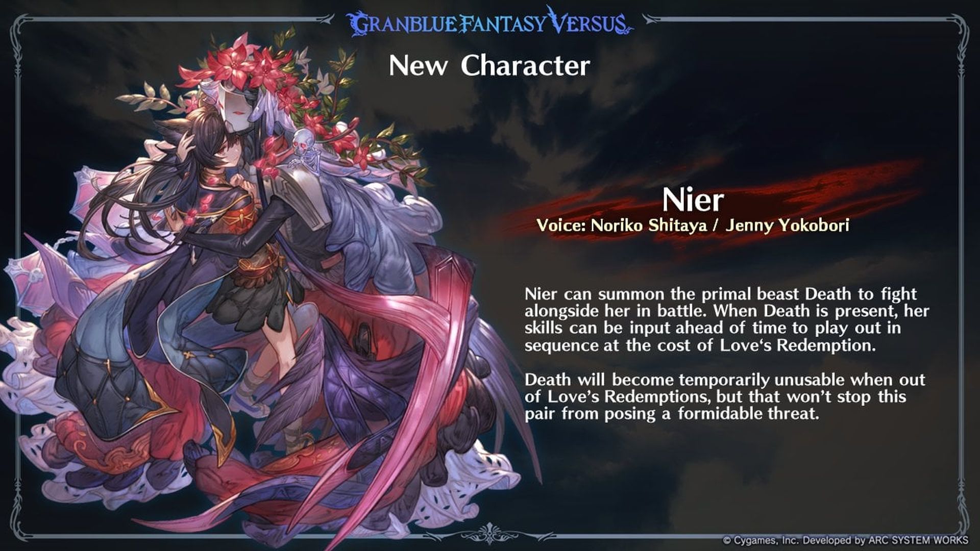 Versus Rising – Nier Announced as Third New Character