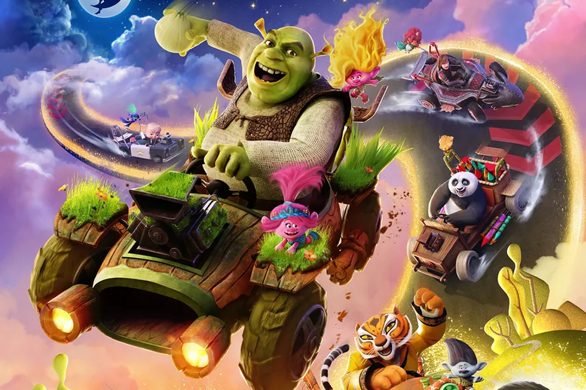 DreamWorks All-Star Kart Racing is a New Kart Racer Starring Shrek, Puss in Boots and Toothless