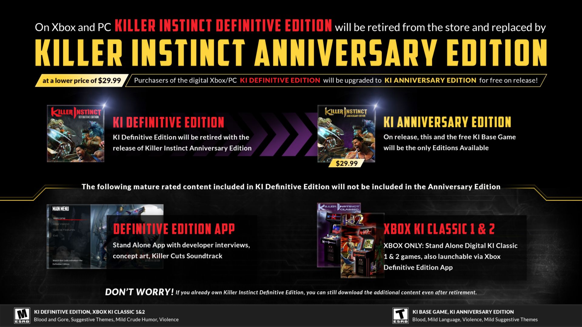 Killer Instinct's Goes Free-To-Play On Steam Today