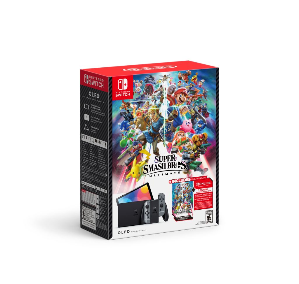 Nintendo Announces Switch OLED + Super Smash Bros. Ultimate Bundle For $350