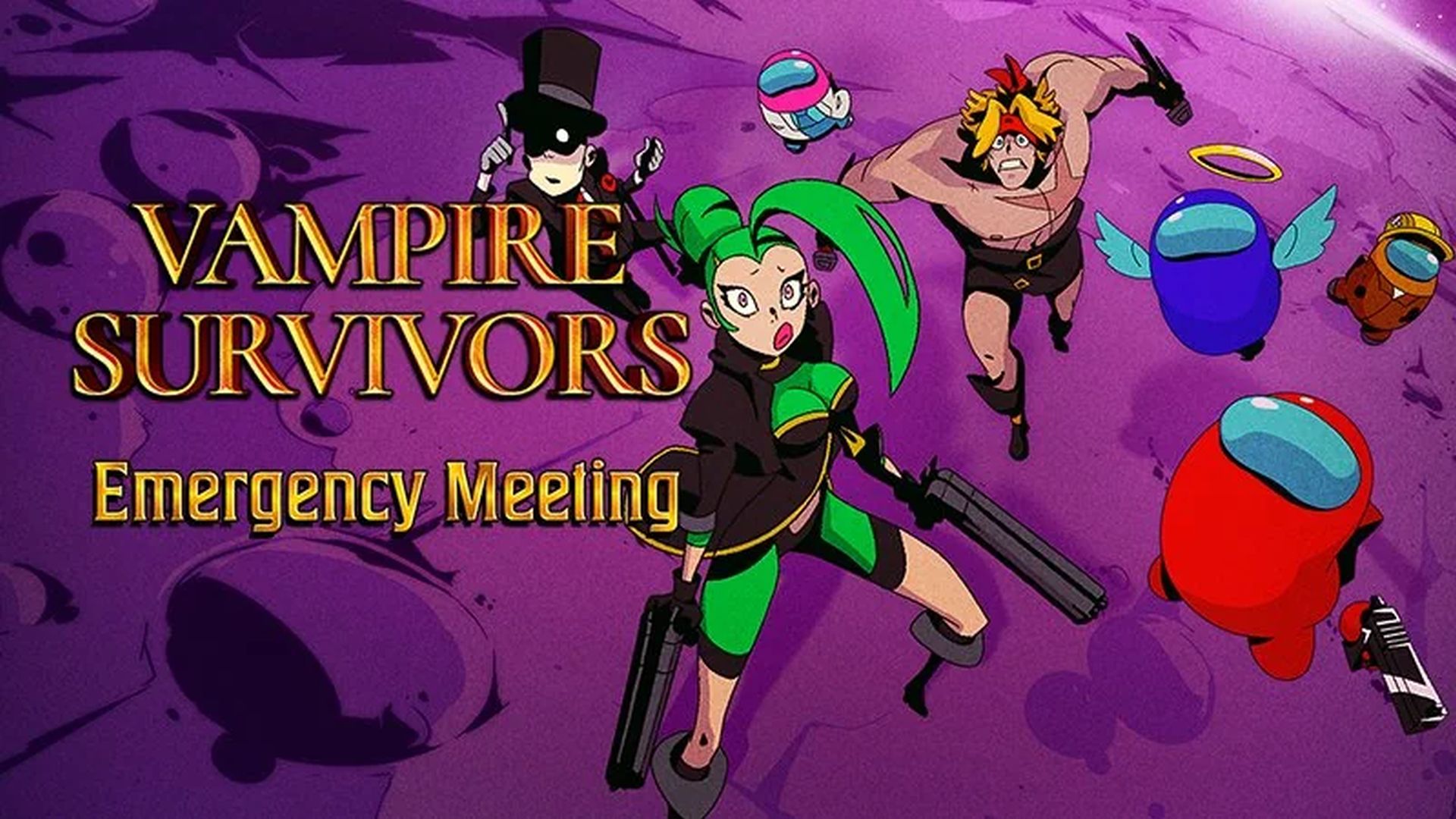 Vampire Survivors Unveils Among Us Collaboration DLC Emergency Meeting, Out on December 18