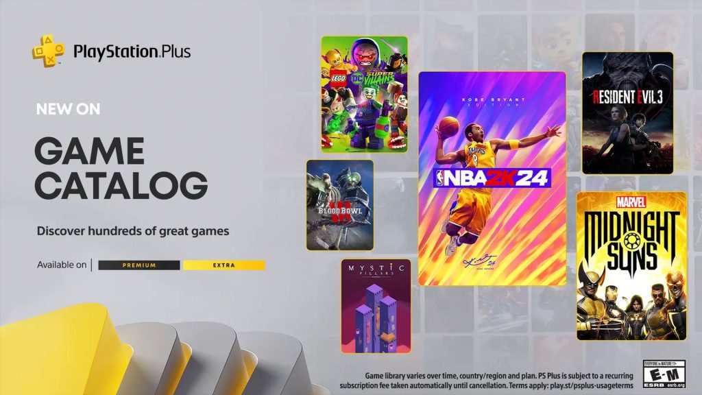 NBA 2K24, Marvel’s Midnight Suns, and Resident Evil 3 Coming to PS Plus