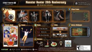 Street Fighter 6 x Monster Hunter 20th Anniversary Collab is Now Live