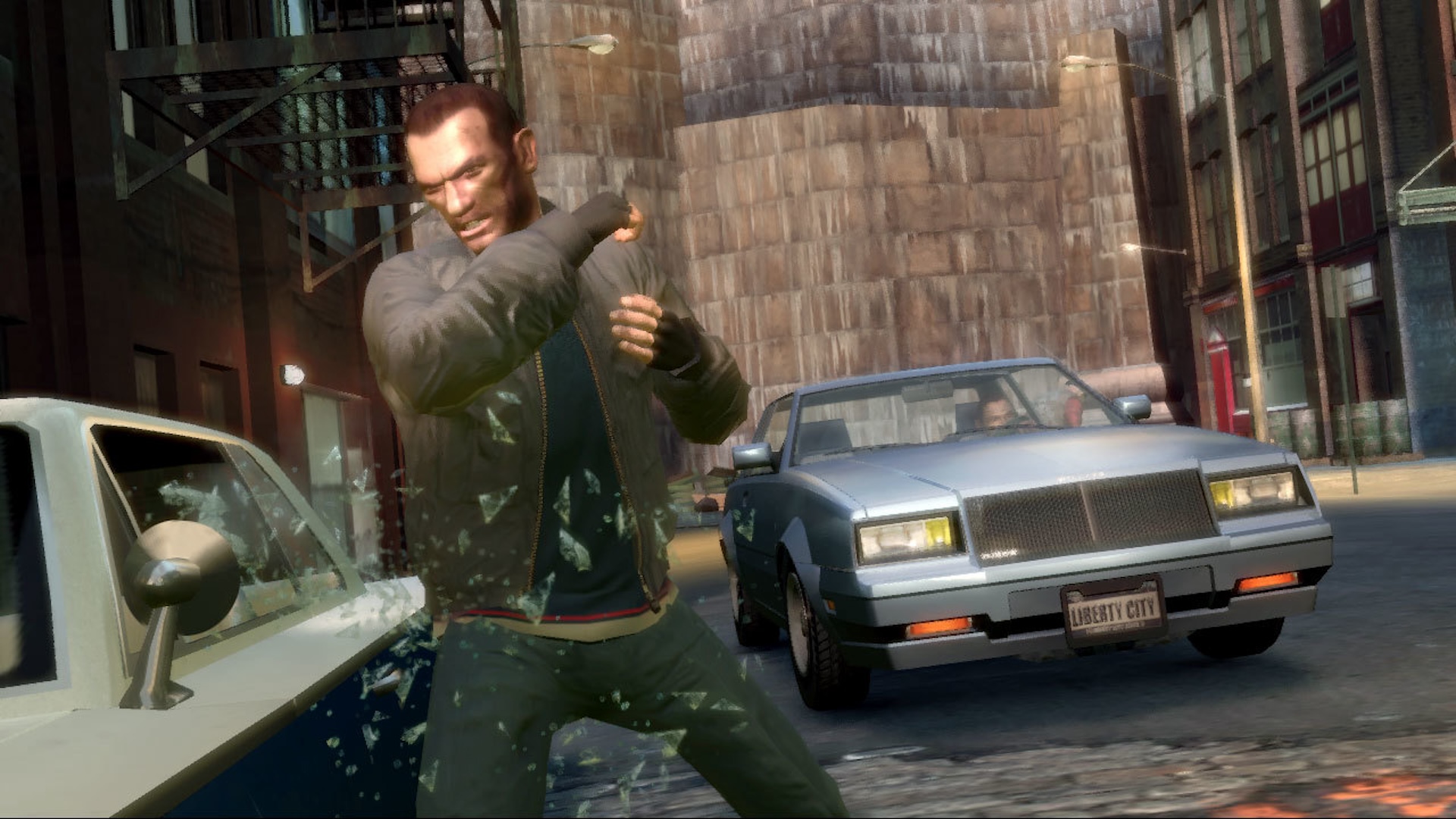 Hijacking in Grand Theft Auto 4.