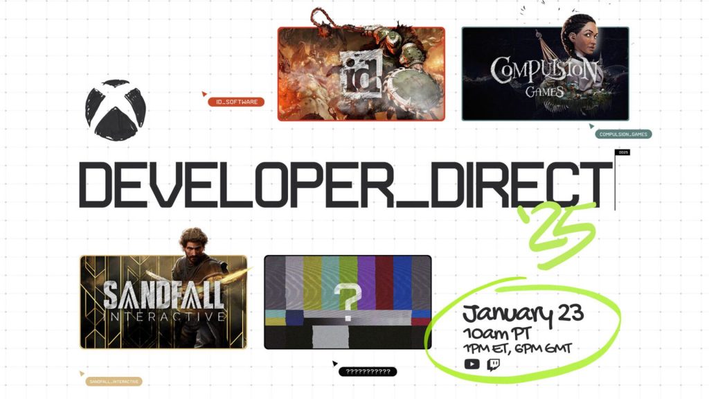 Xbox Developer_Direct Announced for January 23rd