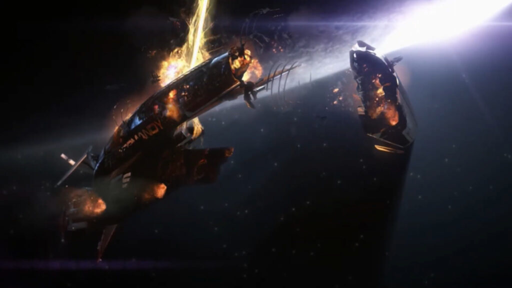 mass effect 2 intro shot
