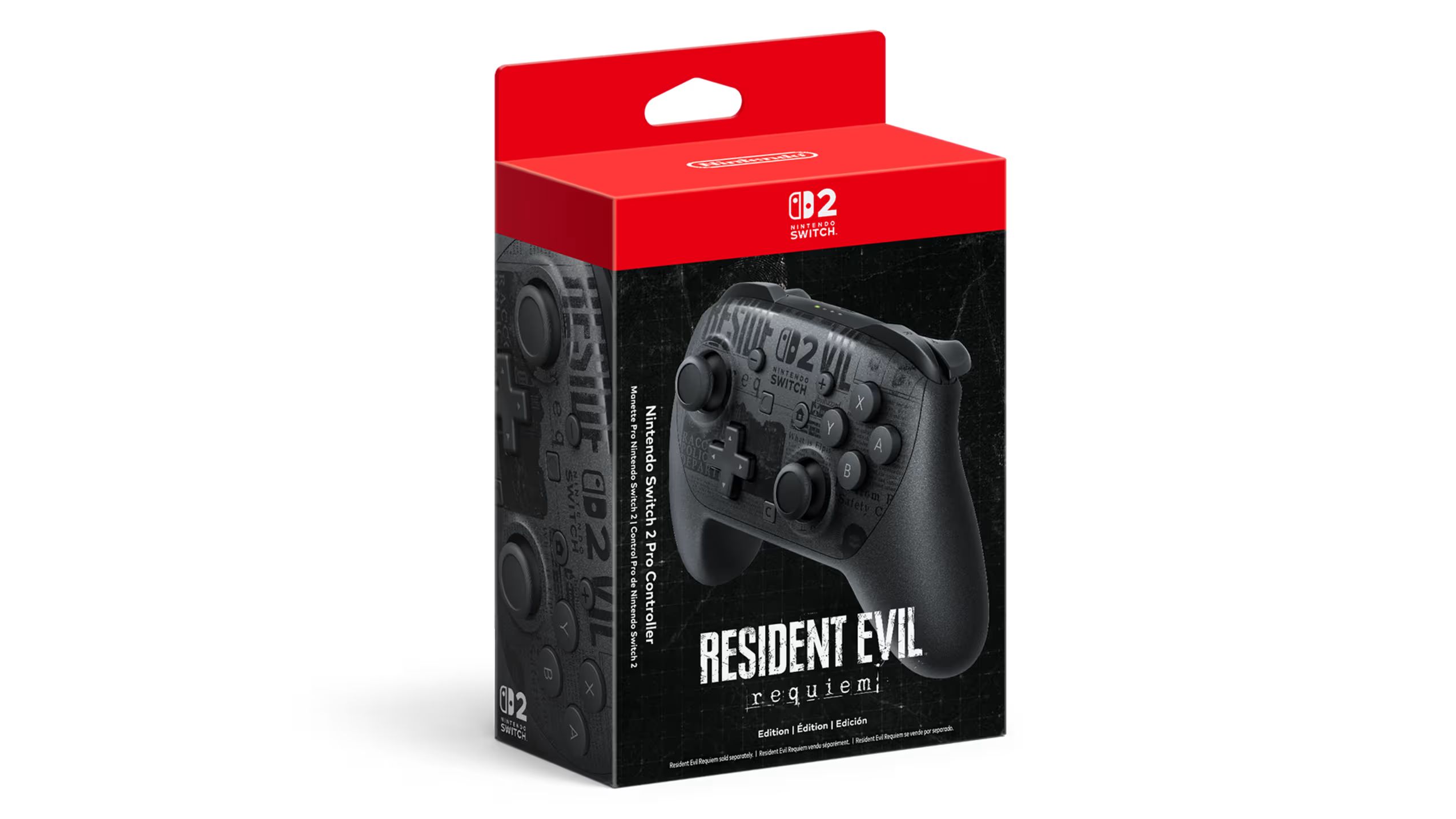 nintendo switch 2 pro controller resident evil requiem edition 4