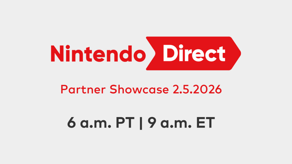 Nintendo Direct Partner Showcase Announced for February 5th
