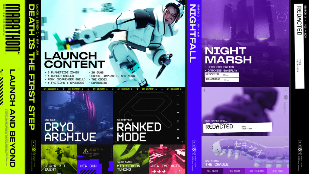 Marathon Players Must Cooperate to Unlock Season 1’s Cryo Archive Map, As Bungie Unveils Roadmap