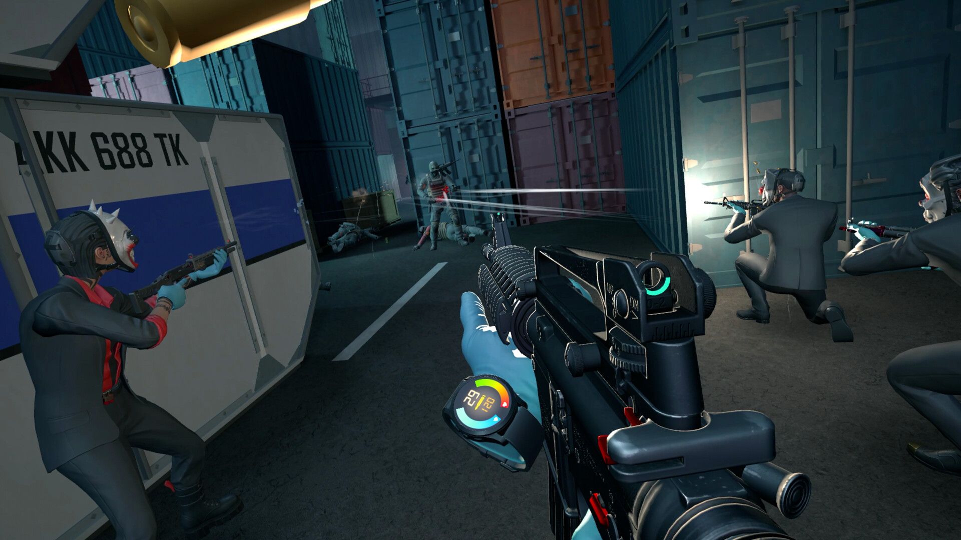 Payday: Aces High یک بازی VR Cooperative Heist Shooter است که امسال به SteamVR و Meta عرضه می شود