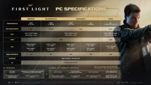 007 First Light’s Full PC Requirements Revealed, Path Tracing and Ray Reconstruction Out This Summer