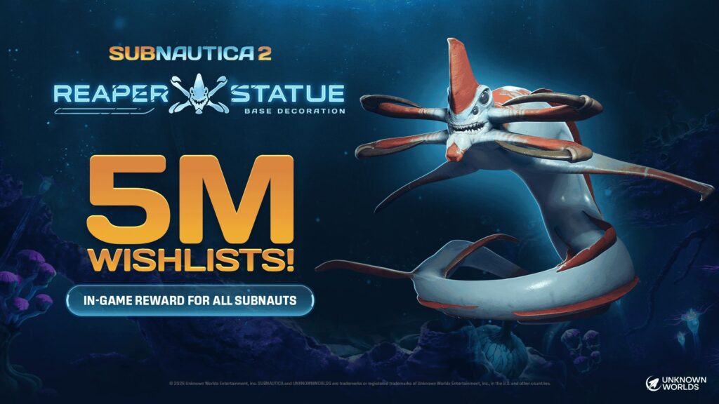 Subnautica 2 Reaches 5 Million Wishlists Ahead of Early Access Launch