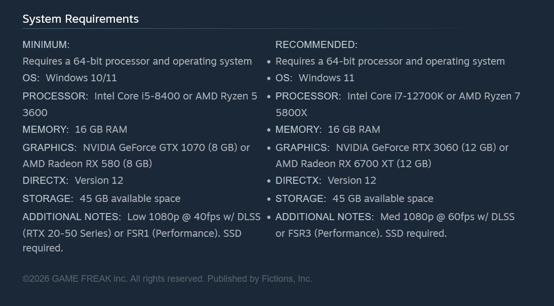 Beast of Reincarnation_PC specs