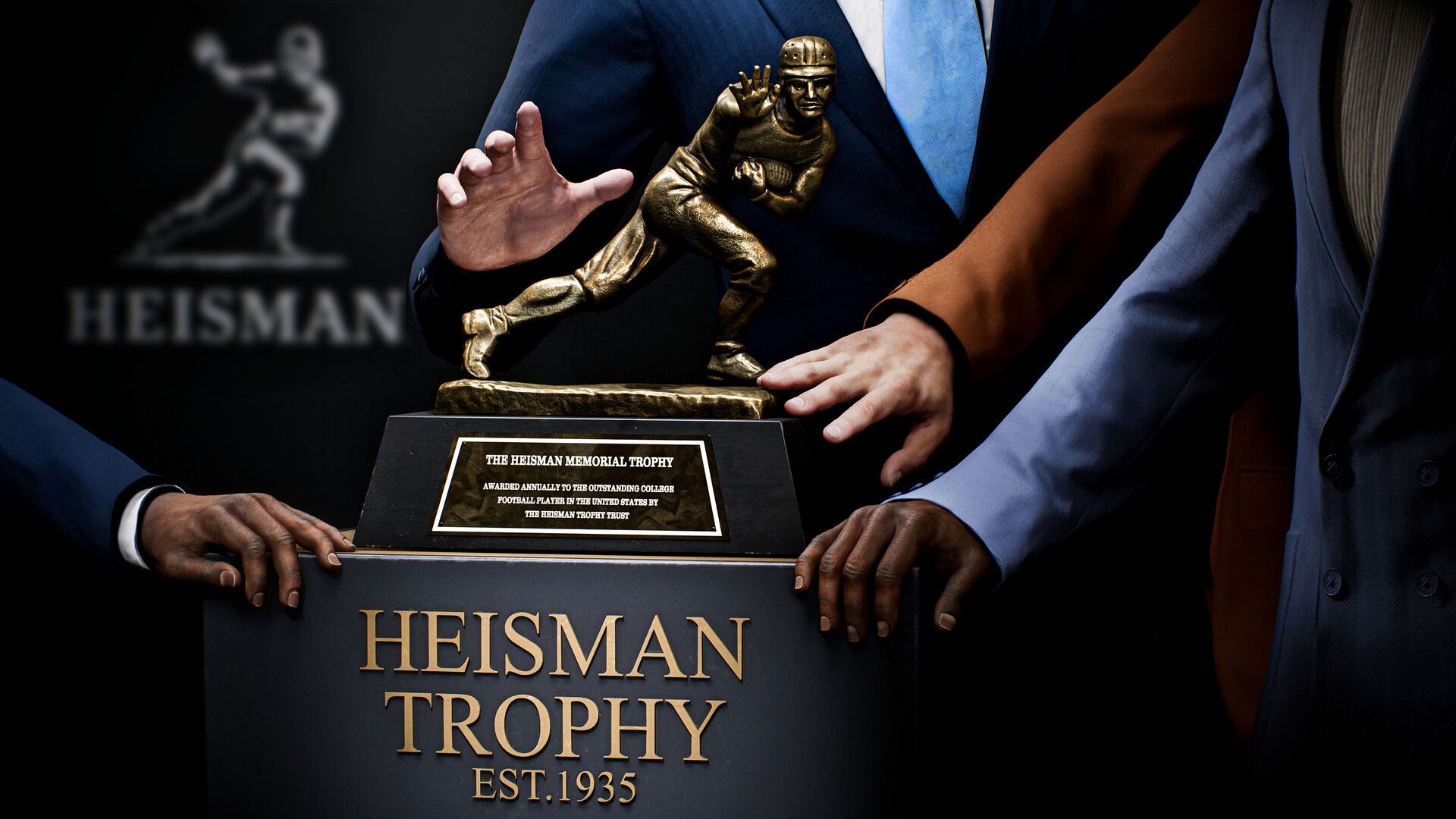 college football trophy