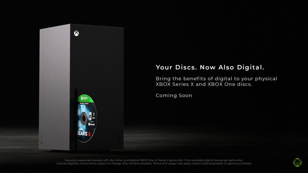 Xbox disc to digital initiative