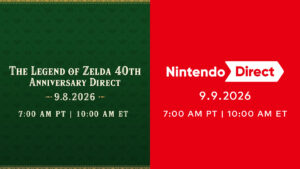 The Legend of Zelda 40th Anniversary Direct and Nintendo Direct Announced for September 8th and 9th