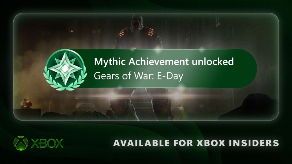 Xbox Mythic Achievements
